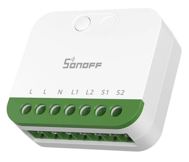 Sonoff 2-kan. mini przełącznik MINI-2GS Matter - 1489932 - zdjęcie